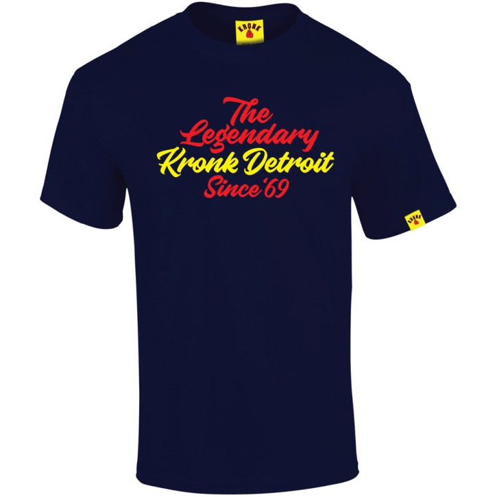 Kronk Boxing Legendary Script T-Shirt Navy
