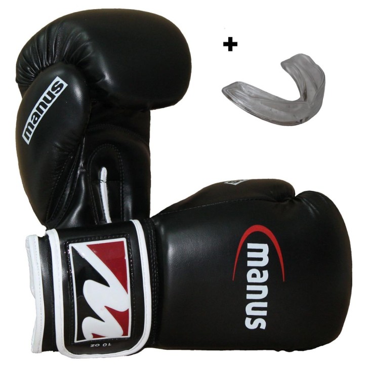 Manus Box starter set boxing gloves and mouthguard