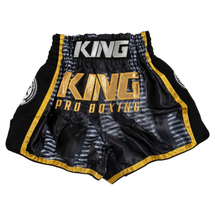 King Pro Boxing Stadium 1 Thai Fight Shorts Black