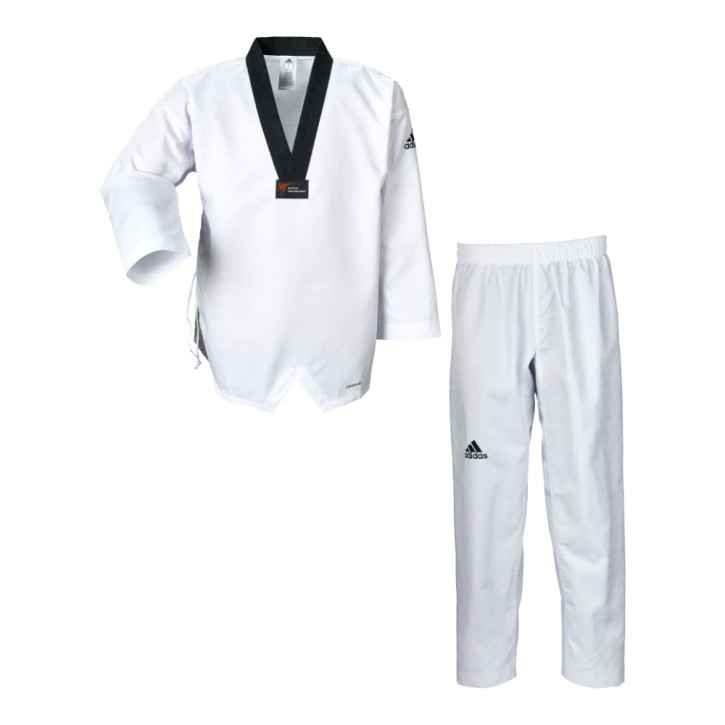 Adidas AdiChamp IV Taekwondo Suit Lapel Black ADITCH04