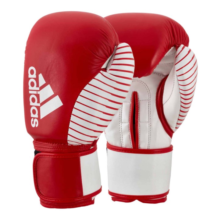 Adidas Kickboxing Competition Glove Red White adiKBWKF200