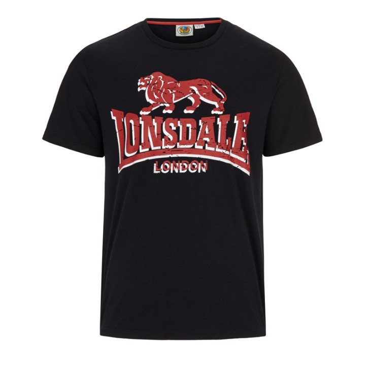 Abverkauf Lonsdale Stone Herren T-Shirt Black