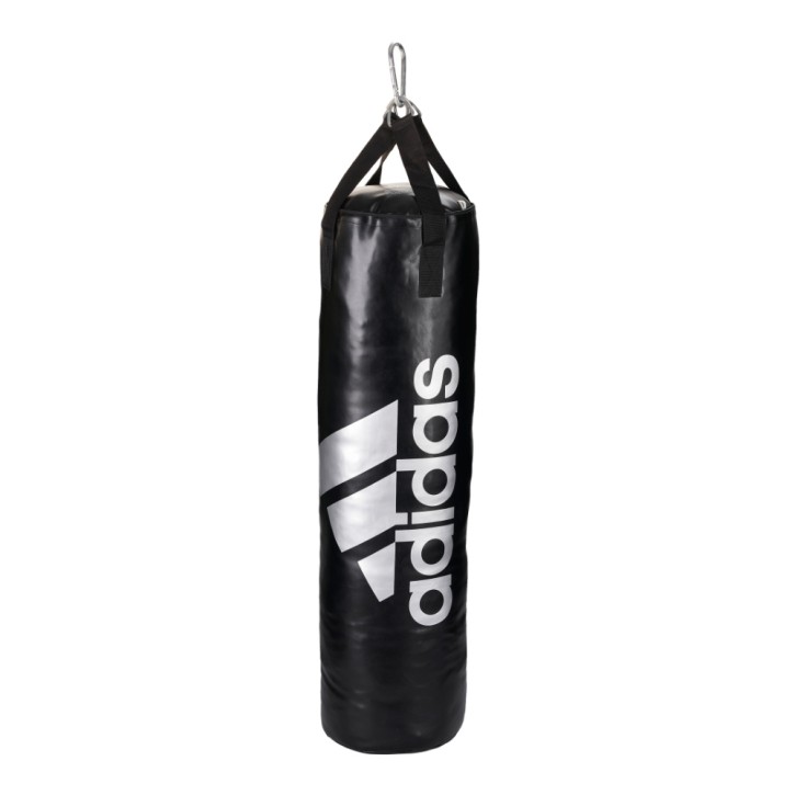 Adidas Speed Punching Bag 150cm Filled Black Silver adiSBAC