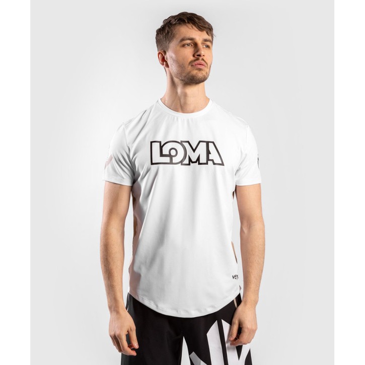 Venum Loma Edition Origins Dry Tech Shirt White Black