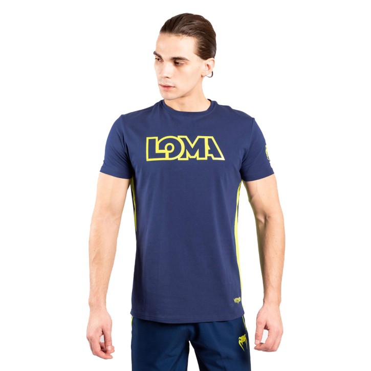 Venum Loma Edition Origins T-Shirt Blue Yellow