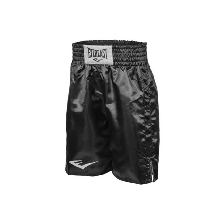 Everlast Pro Boxing Trunks Black Black 4413
