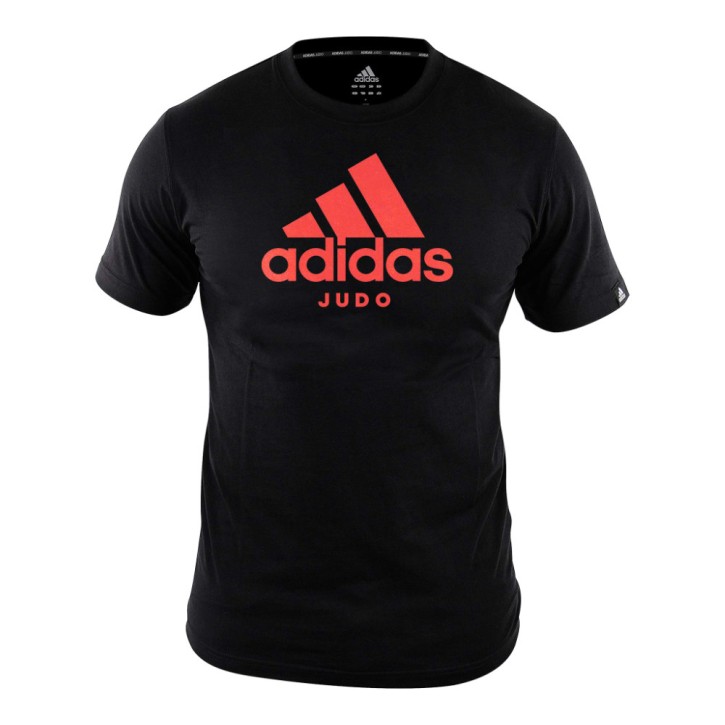 Adidas Judo Perf. Community Line T-Shirt Black Red ADICTJ