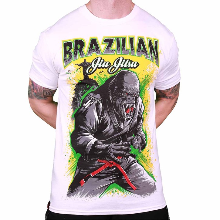 Abverkauf Justyfight BJJ Gorilla T-Shirt