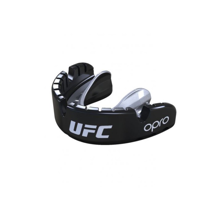 Opro UFC Gold Zahnschutz Brace Black Silver