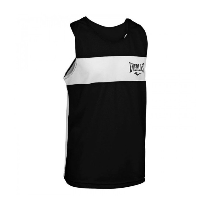 Sale Everlast Competition Contrast Boxing Top Black White 44
