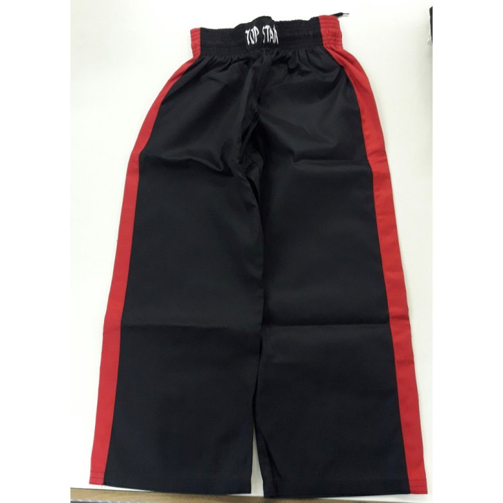 Kick-Boxhose Stripe Black Red
