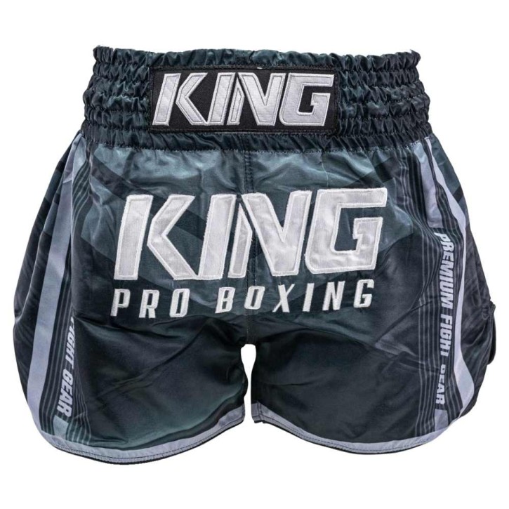 King Pro Boxing Endurance 2 Fightshorts Schwarz Grau