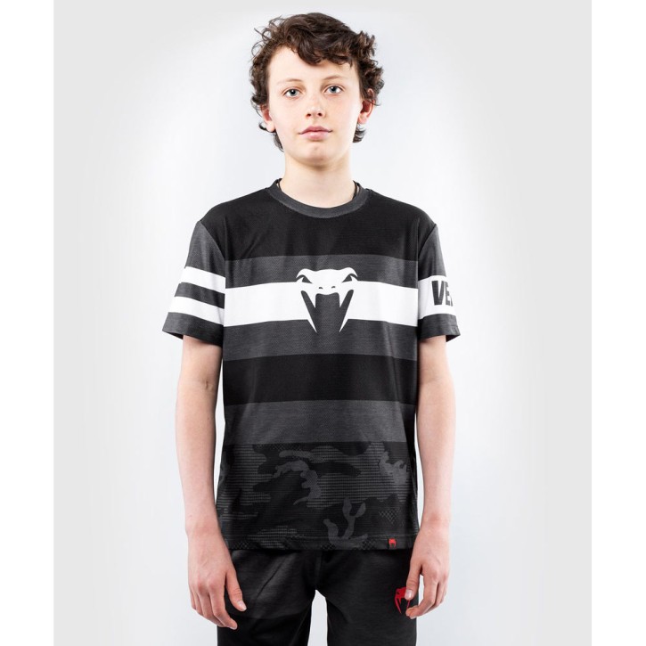 Abverkauf Venum Bandit Dry Tech Shirt Kids Black Grey