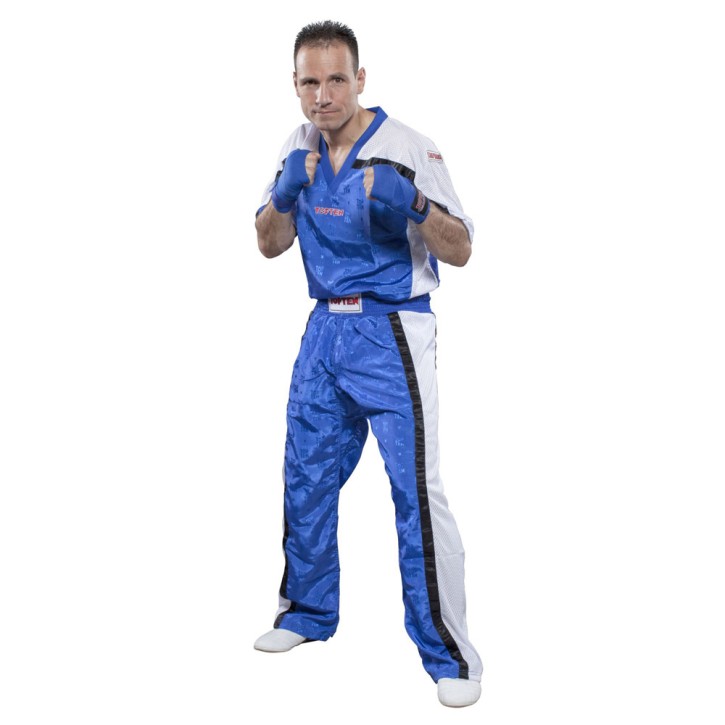Top Ten Kickboxing Jacket Mesh T-Shirt Blue White