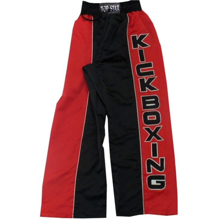 Kickboxing Kick-Boxhose Red Black White