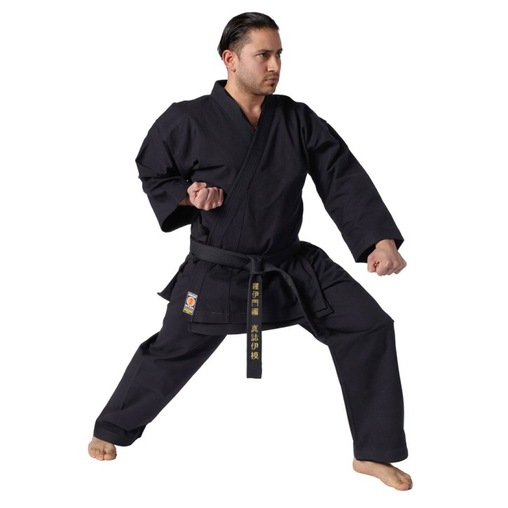 Kwon Traditional Karate Anzug Black 12oz