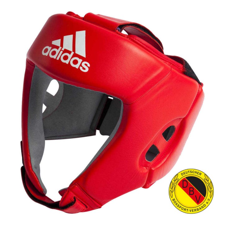 Adidas IBA DBV Box Head Guard Red