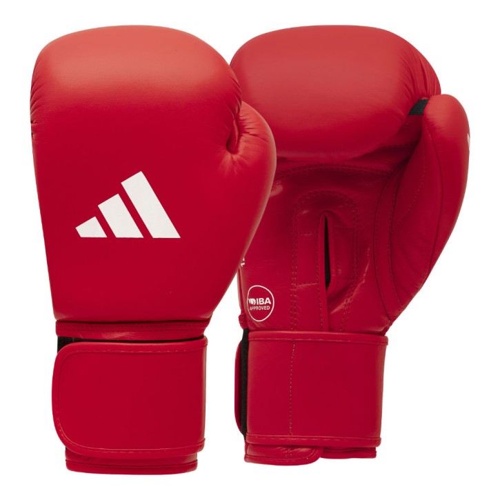 Adidas IBA Boxing Gloves Red
