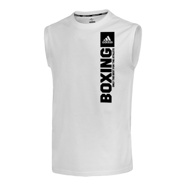 Adidas Community Vertical Boxing SL T-Shirt White