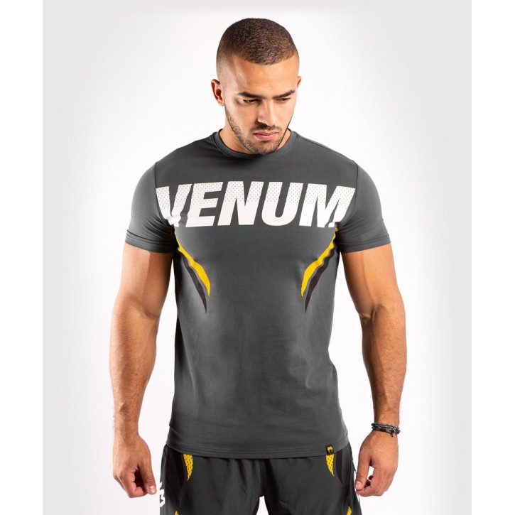 Abverkauf Venum One FC Impact T-Shirt Grey Yellow