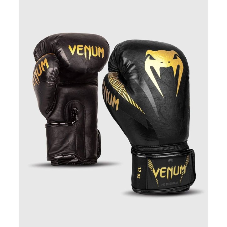 Venum Impact Boxhandschuhe Black Gold