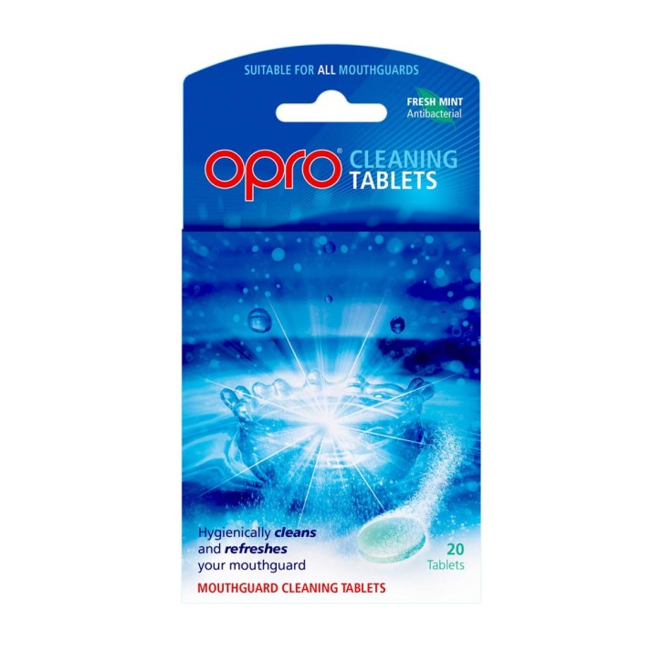 OPRO cleaning tablets for mouthguards