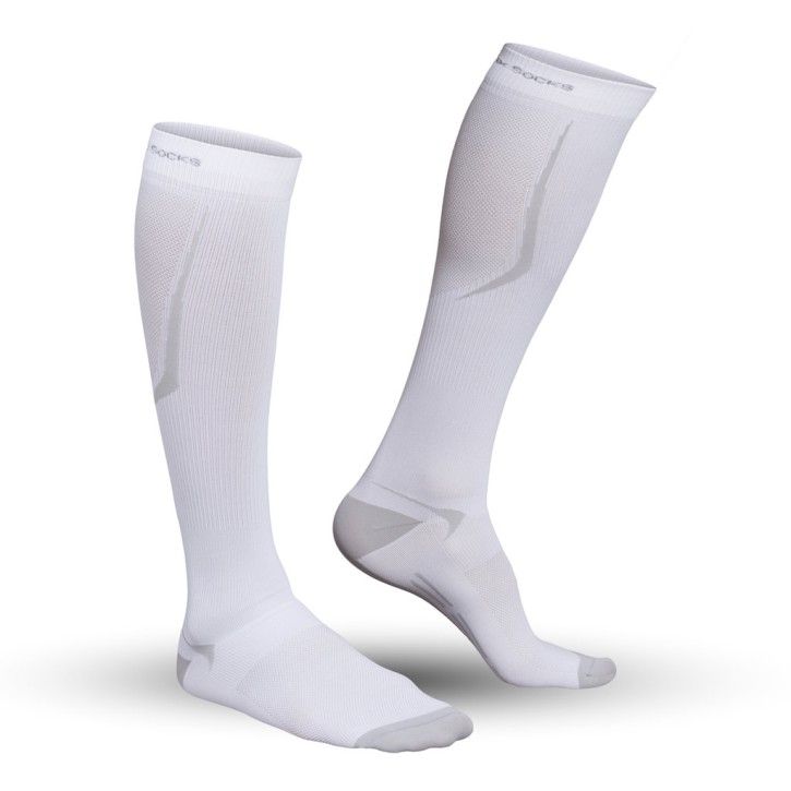 Tight Max Men Compression Socks Sports Line White