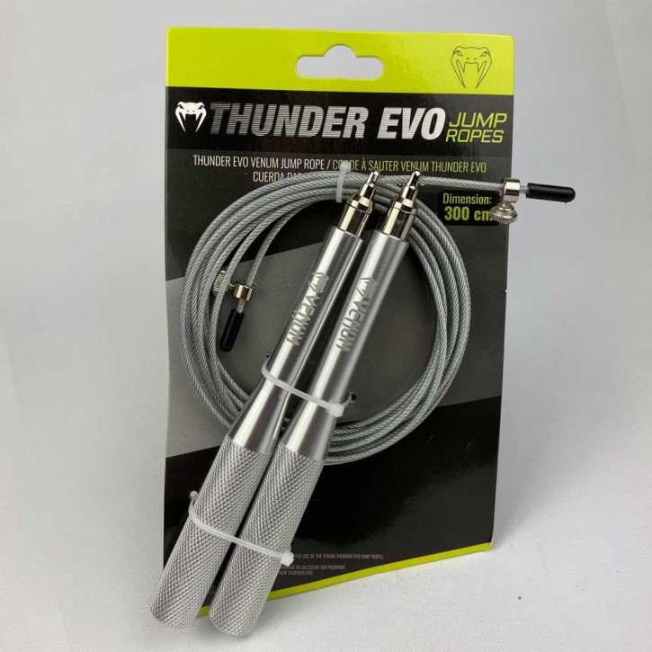 Venum Thunder EVO Jump Rope Silver