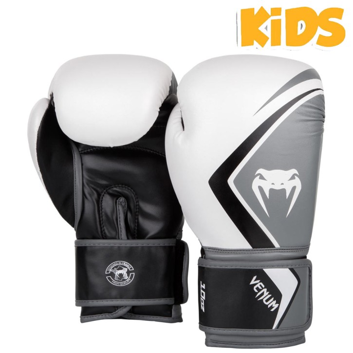 Venum Contender 2.0 Boxing Gloves Kids White Grey