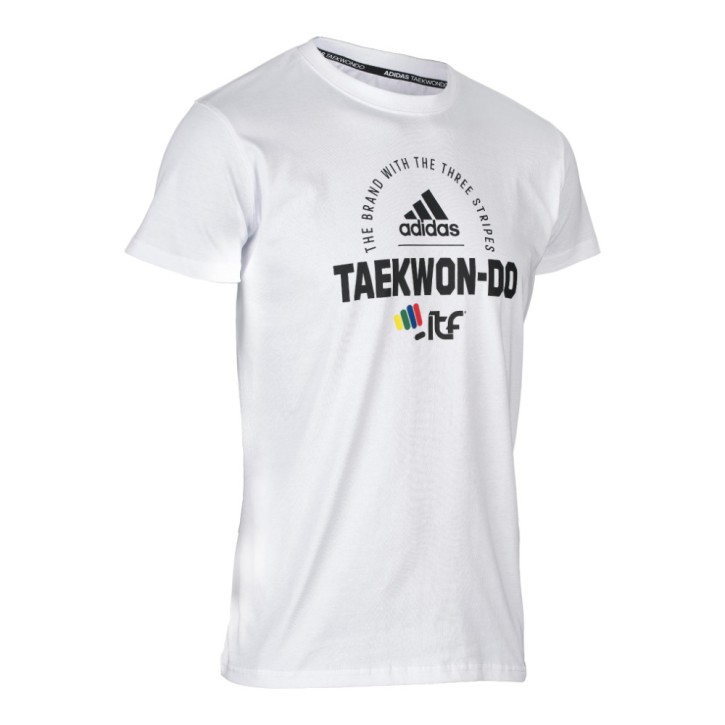 Adidas Community ITF Taekwondo T-Shirt Weiss
