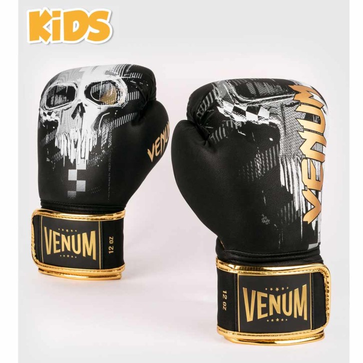 Venum Skull Boxhandschuhe Black Kids