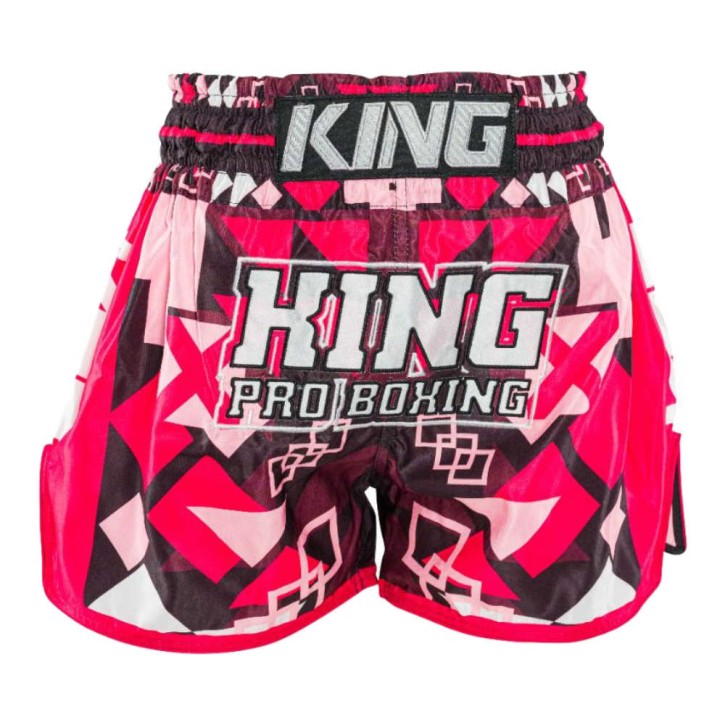 King Pro Boxing Abstract Muay Thai Shorts Pink