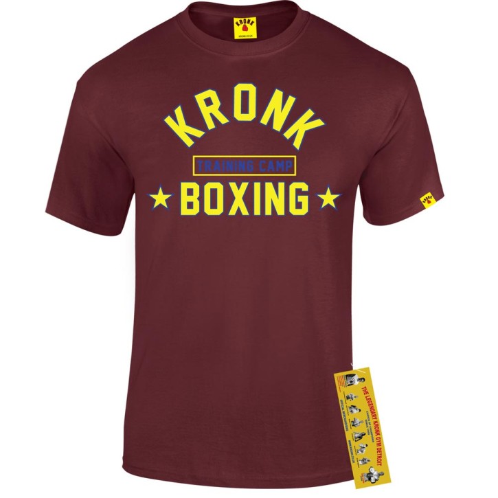 Kronk Boxing Training Camp T-Shirt Maroon