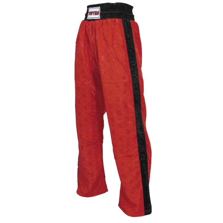 Top Ten Classic Kickboxing Pants Red Black Kids