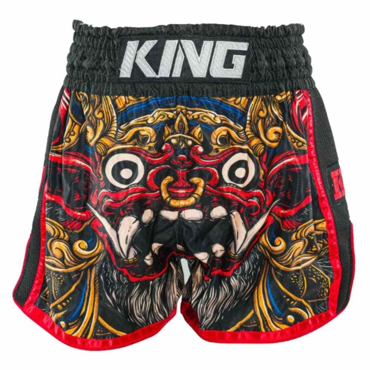 King Pro Boxing Baron Muay Thai Shorts Schwarz Rot