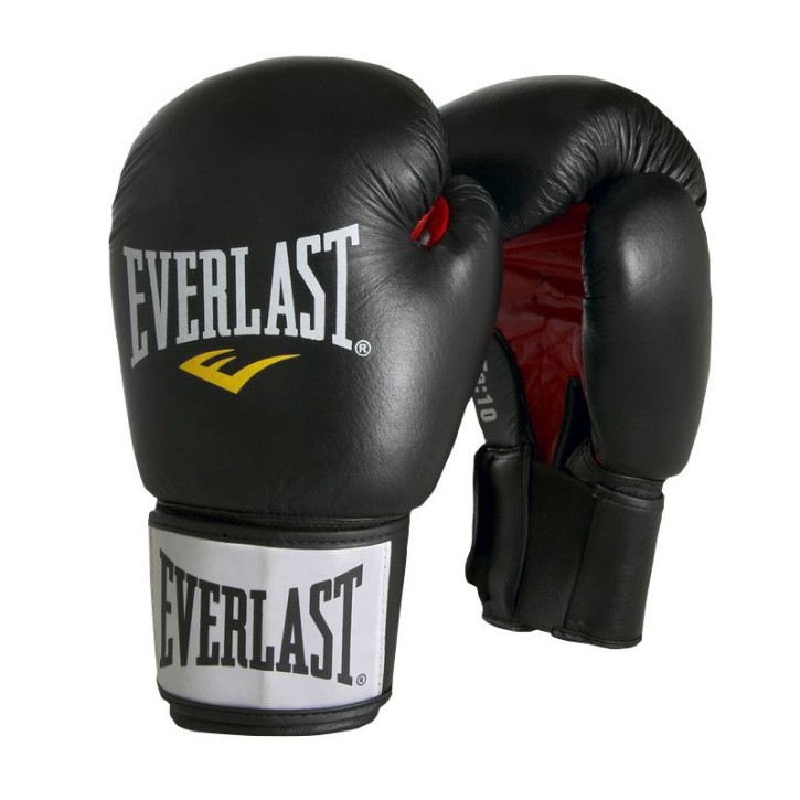 Abverkauf Everlast Moulded Foam Training Glove Leder Black 6000L