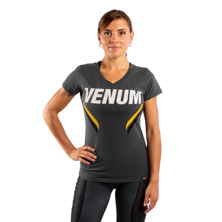 Venum One Fc Impact T-Shirt Women Grey Yellow