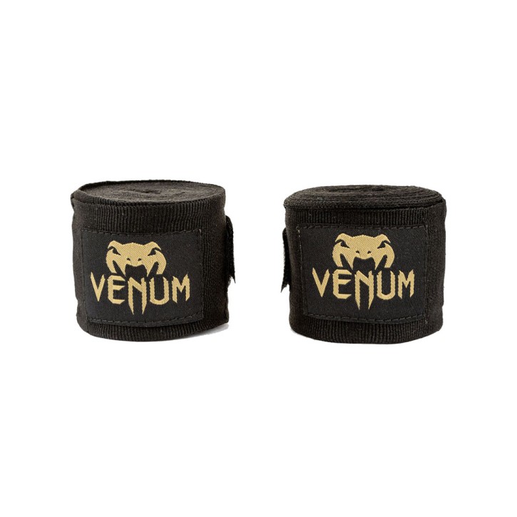 Venum Kontact Boxing Wraps 4m Black Gold