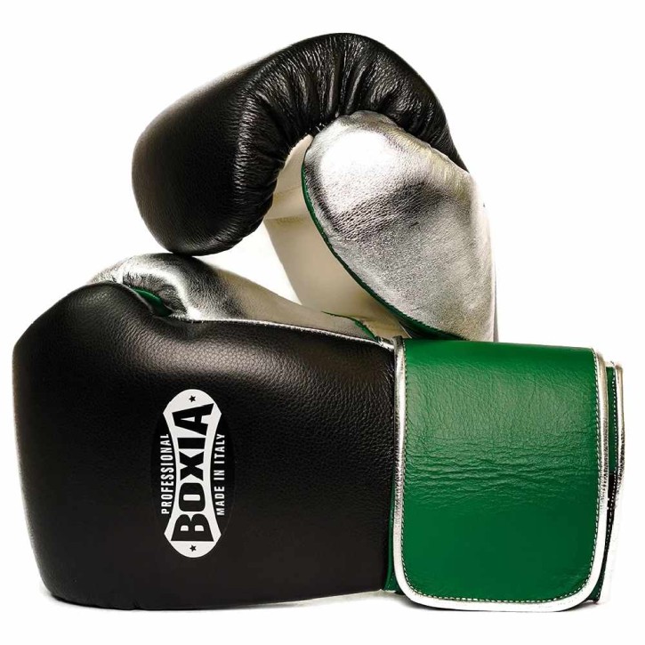 Boxia Gbs IV Smeraldo Ltd. Boxing Gloves Black Green