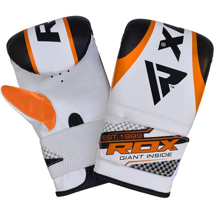 RDX punching bag gloves GEL orange
