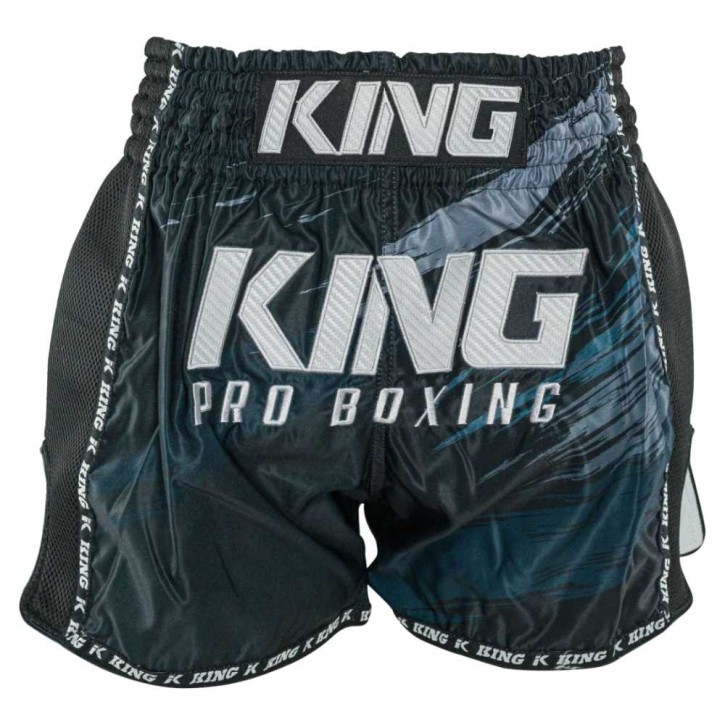 King Pro Boxing Storm Muay Thai Shorts Schwarz