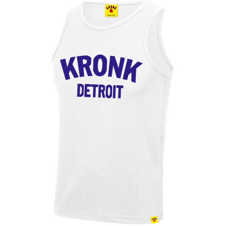 Kronk Detroit Training Gym Vest White Navy