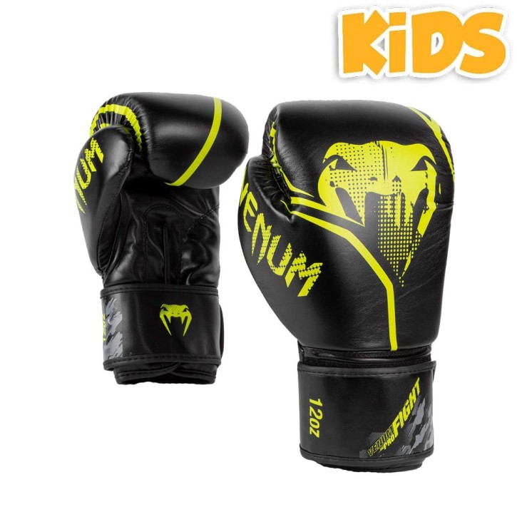 Venum Contender 1.2 Boxhandschuhe Kids Black Yellow