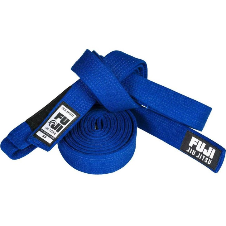 Fuji Premium Pearl Weave BJJ Belt Blue