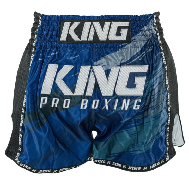 King Pro Boxing Storm Muay Thai Shorts Blau