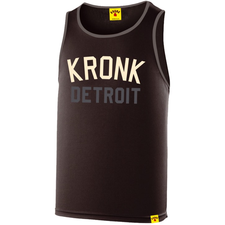Kronk Detroit Two Colour Iconic Trainings Gym Vest Black