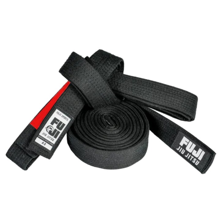 Fuji Premium Pearl Weave BJJ Belt Black