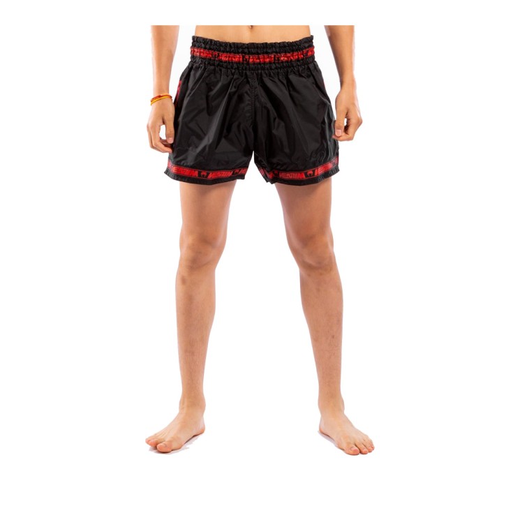 Venum Parachute Muay Thai Shorts Black Red