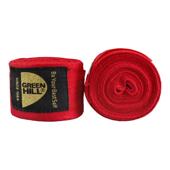 Sale Green Hill boxing bandage inelastic 3.5m Red