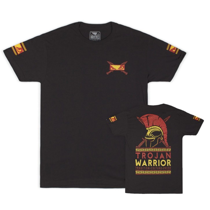 Abverkauf Bad Boy Trojan Warrior T-Shirt Charcoal